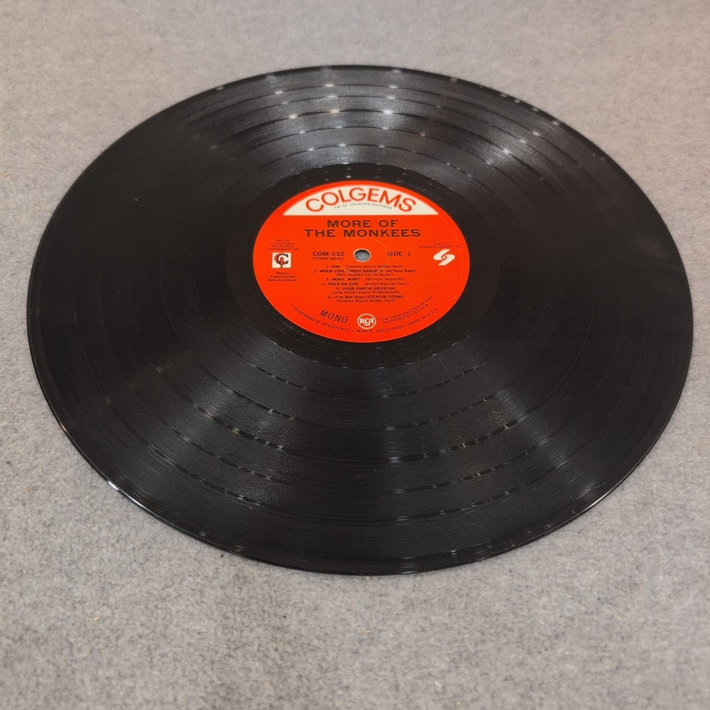 The Monkees More of the Monkees Vinyl LP Mono Colgems COM-102 1967 Vintage - Picture 3 of 4